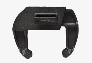 Замок клиновой литой черный