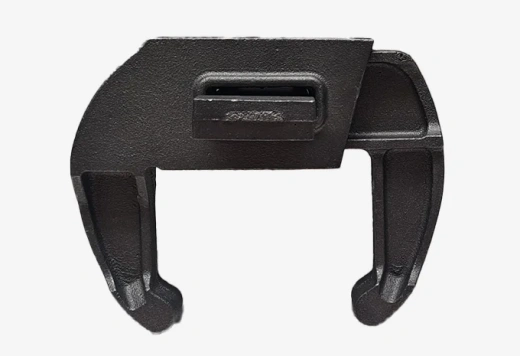 Замок клиновой литой черный