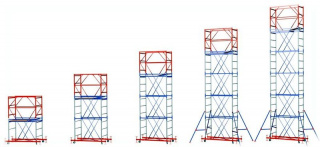 Вышка-тура Мега-2, h-16,0м (16,9м - рабочая высота)