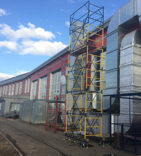 Вышка-тура Мега-2, h-7,6м (8,5м - рабочая высота)