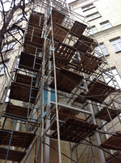 Строительные леса рамные до 30 м