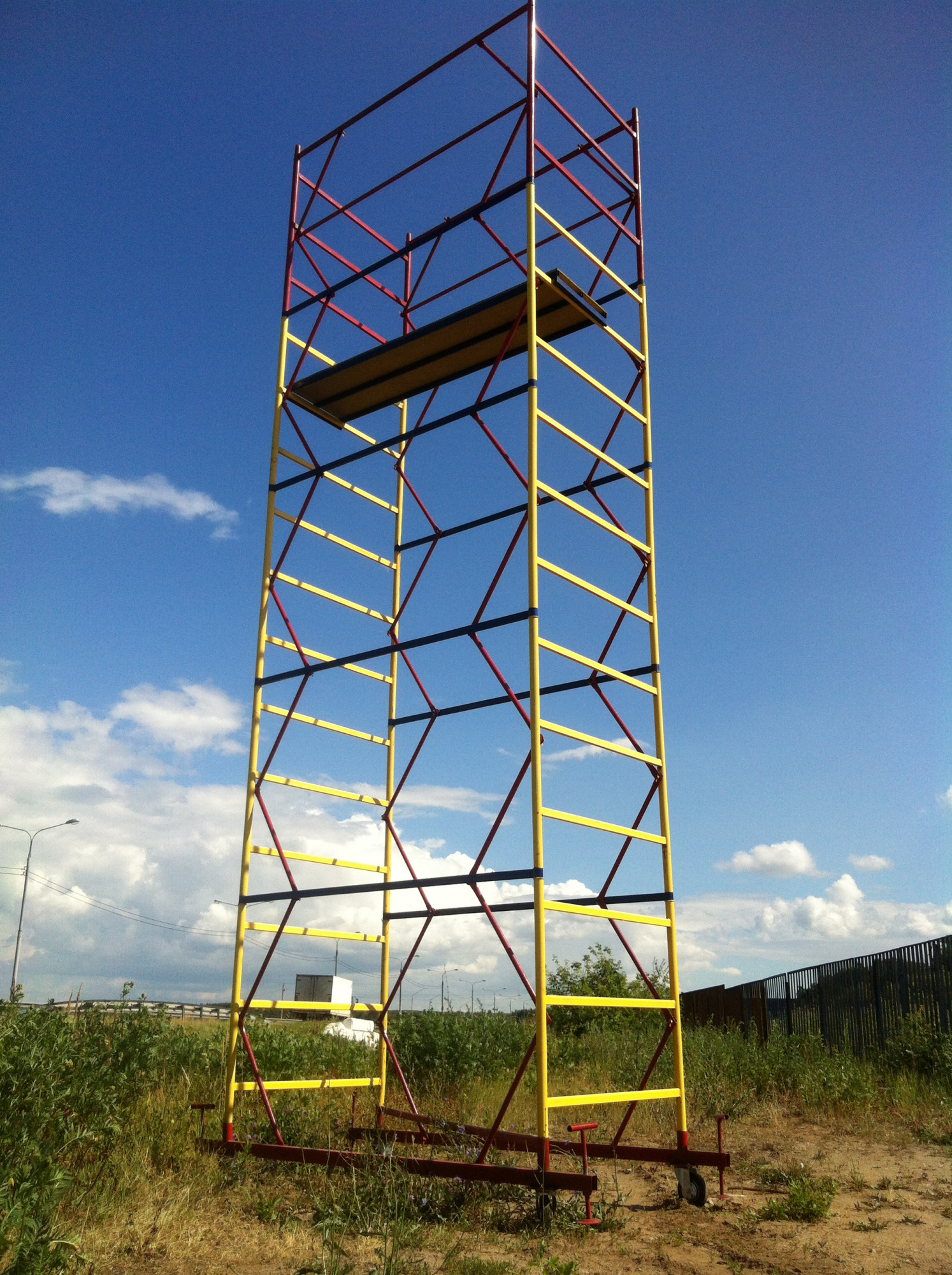 Вышка-тура ВСП 250-1.2x2.0 Н-11,2м (11,9м - рабочая высота)