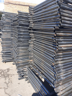 Готовые рамы перед отправкой в покрасочный цех